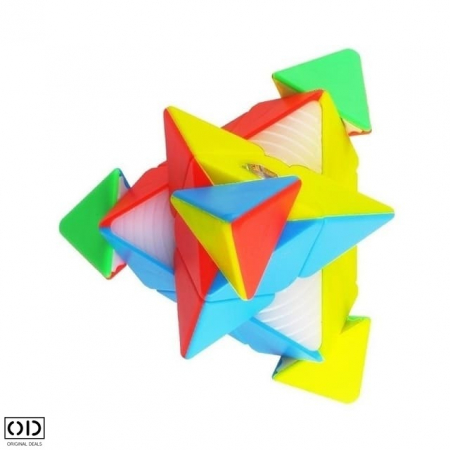 Piramida Magica Rubik, Jucarie Inteligenta Antistres, 4 Fete Colorate, Premium, Original Deals [6]