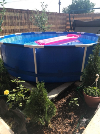 Piscina cadru metalic Intex, 366x76 cm, 6500 litri, rotunda [3]