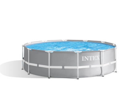 Piscina cadru metalic Intex Prism Frame, 366x99cm, 9.000 litri, cu pompa de filtrare si scara [5]