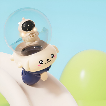 Pistol cu Apa pentru Copii, , Multifunctional, Capacitate 250 mL, Model Astronaut, 15.6x8x8.9 cm, ABS, Albastru [2]