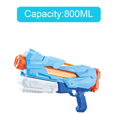 Pistol cu Apa pentru Copii, Rezervor, Pentru Piscina/Plaja, , 6ani+, 5 duze, Quick Fill, Albastru, 800ML [3]