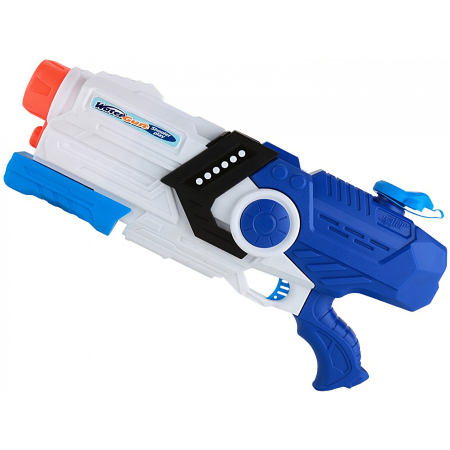 Pistoale cu apa - Pistol cu Apa pentru Copii, Rezervor, Pentru Piscina/Plaja, , 6ani+, Albastru/Multicolor, 2000ML
