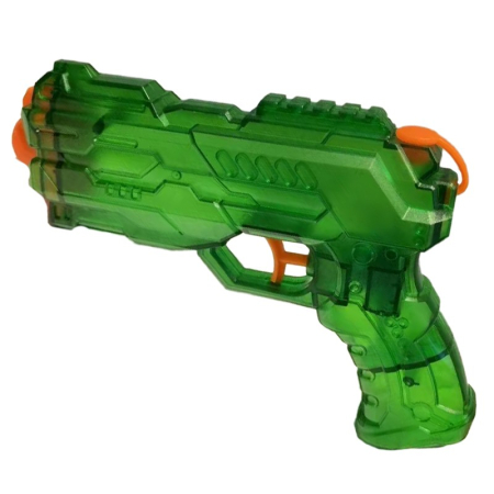 Pistoale cu apa - Pistol cu Apa, , Pistol cu Apa pentru Copii, Manual, din Plastic, 23 x 16 x 4 cm, rezervor 250 ml, Verde