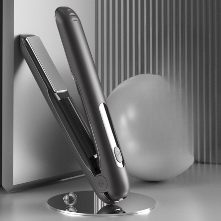 Placa de Par fara Fir, , Adaptor Tip C, 4 Trepte de Temperatura, Tensiune 5V, Capacitate Baterie 5000 mAh, Indreptat, Ondulat, 23.5x3.3x4.5 cm, Negru [1]