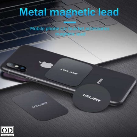 Placa Metalica Adeziva pentru Telefon - Compatibila Suport Magnetic pentru Telefon