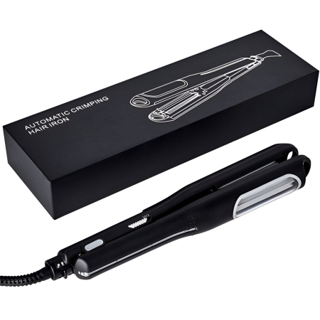 Placa pentru Ondularea Parului, , din Ceramica, Max 210 Grade, Lumina LED, 2 Setari de Temperatura, Functie de Blocare, 31x3.5 cm, Negru [5]