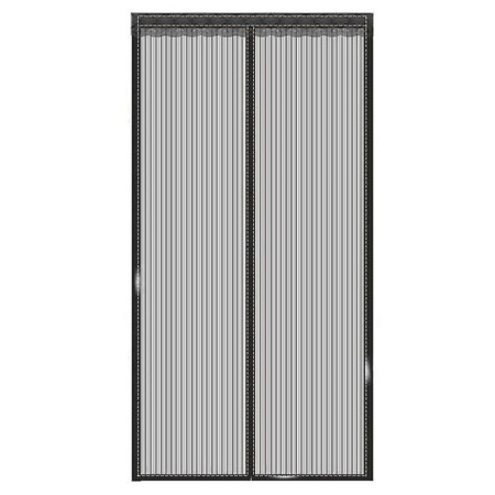 Disponibil livrare locker S - Plasa anti-insecte, cu inchidere magnetica, latime 80-100cm, inaltime 210-220cm, gri