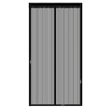 Disponibil livrare locker S - Plasa anti-insecte, cu inchidere magnetica, latime 80-100cm, inaltime 210-220cm, negru