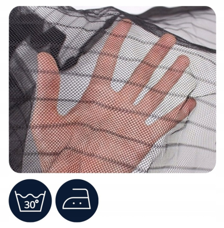 Plasa anti-insecte, cu inchidere magnetica, latime 80-100cm, inaltime 210-220cm, negru [6]