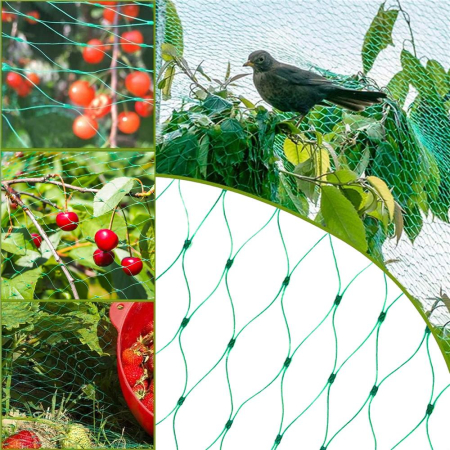 Plasa anti pasari 4x5m din polietilena, verde [18]