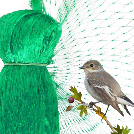 Disponibil livrare locker S - Plasa anti pasari 4x5m din polietilena, verde