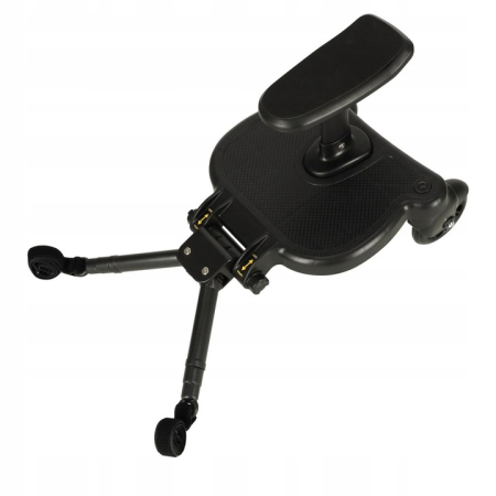 Platforma pentru carucior 55x33x36 cm, cu sezut pentru al doilea copil, montaj rapid, compatibilitate universala, neagra [4]