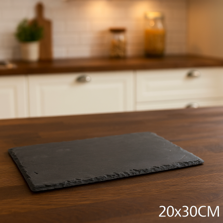 Platou servire Atmosphera ardezie, 20x30 cm, negru [7]