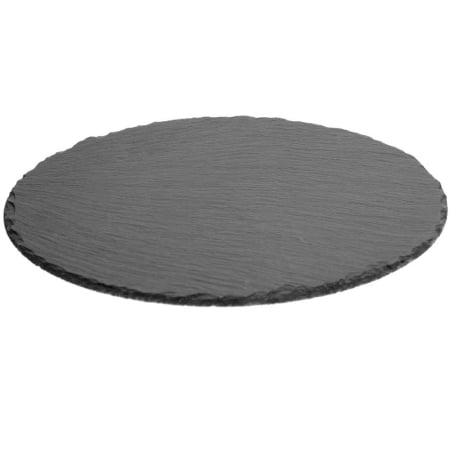 Casă - Platou servire Atmosphera ardezie, diametru 22 cm, negru
