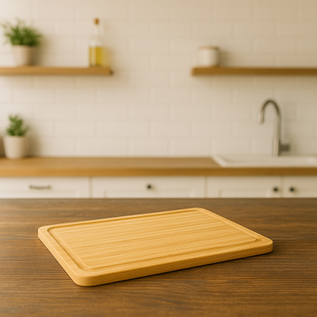 Platou servire Atmosphera din bambus, 28x20 cm, maro natur [3]