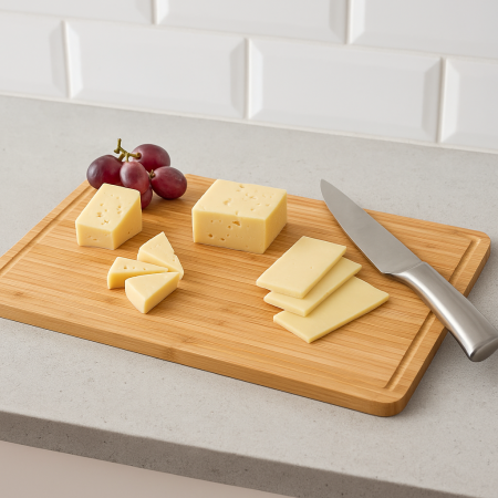 Platou servire Atmosphera din bambus, 45x30 cm, maro natural [1]