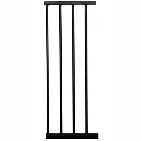 Poarta de siguranta Safety Gate pentru scari, ajustabila 111-117 cm, din otel si lemn, negru maro [7]
