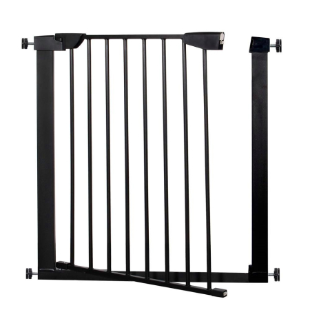 Poarta de siguranta Safety Gate pentru scari, ajustabila 117-124 cm, din otel, neagra [7]
