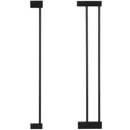 Poarta de siguranta Safety Gate pentru scari, ajustabila, din lemn cu structura otel, 96-103cm, negru maro [7]