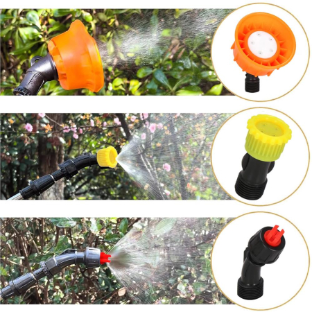 Pompa de stropit electric rucsac 16L, cu acumulator, 6 duze, lance telescopica si presiune reglabila [13]