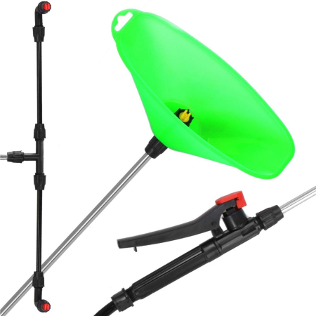 Pompa de stropit electric rucsac 16L, cu acumulator, 6 duze, lance telescopica si presiune reglabila [8]