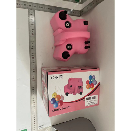 Pompa Electrica de Umflat Baloane, , cu Doua Iesiri, 220V, Putere 600W, Accesorii petrecere, Roz [1]