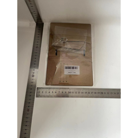 Portofel pentru Pasaport si Carduri, , 23x16 cm, 70g, din Piele PU, Suport Pix, Accesoriu Suport Eticheta, Unisex, Multifunctional, Maro [1]