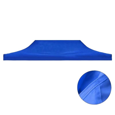 Prelata,copertina pentru acoperis cort tip pavilion , 3 x 4.5 m , impermeabila, invelis din material textil oxfort 700D, cauciucat Albastru Varf Plat [2]