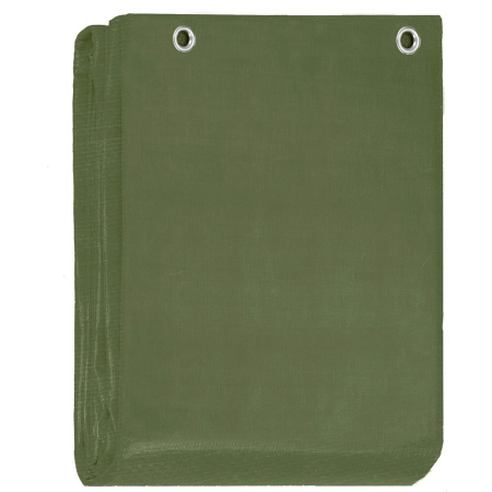 Prelata din polietilena impermeabila laminata, 120g/m2, 3x3m, verde [15]