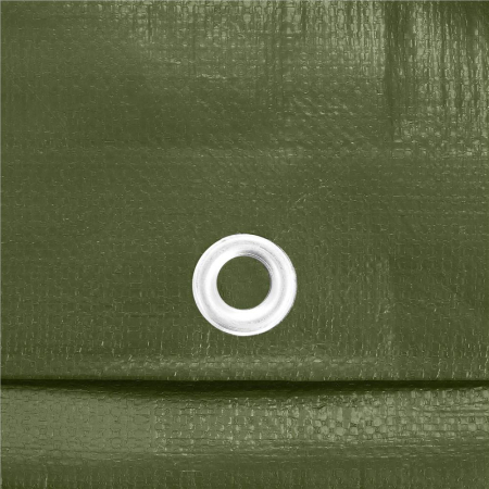 Prelata din polietilena impermeabila laminata, 120g/m2, 3x3m, verde [11]