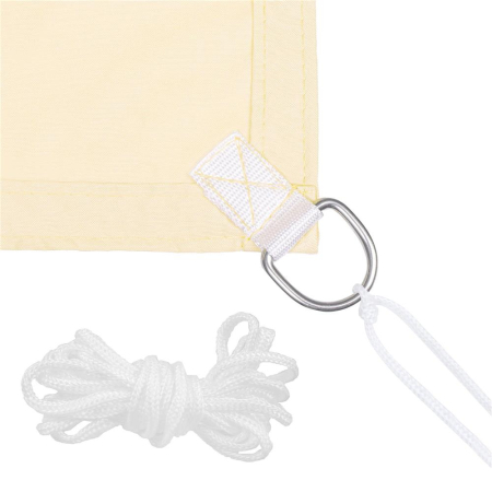 Prelata umbrire 4x3 m pentru terasa sau balcon, impermeabila, protectie UV, crem [13]