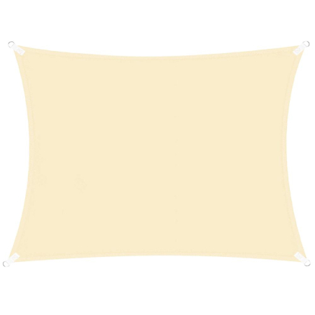 Disponibil livrare locker S - Prelata umbrire 4x3 m pentru terasa sau balcon, impermeabila, protectie UV, crem