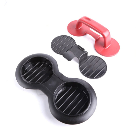 Presa dubla pentru hamburgeri 2 in 1, forma si presa, cu maner, material ABS, 20x10 cm, 140 g, negru [2]
