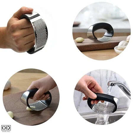Presa Tip Pisator pentru Usturoi, Nuci, Alune, Ghimbir, din Otel Inoxidabil, Premium, Original Deals [9]