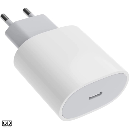 Incarcator retea USB-C 20W Fast Charge pentru iPhone, alb, compact | ORIGINAL DEALS [11]