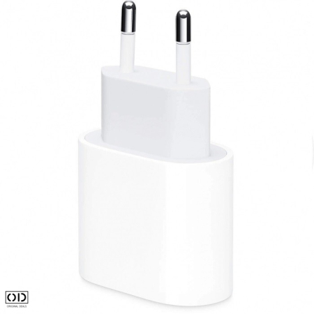 Incarcator retea USB-C 20W Fast Charge pentru iPhone, alb, compact | ORIGINAL DEALS [9]