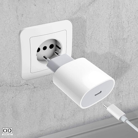Incarcator retea USB-C 20W Fast Charge pentru iPhone, alb, compact | ORIGINAL DEALS [8]