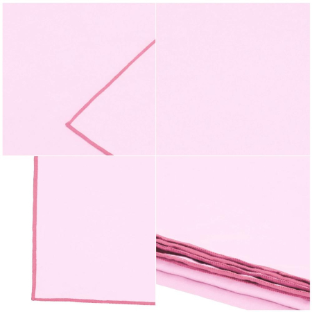 Prosop de plaja cu uscare de rapida, husa de transport, 40x80cm, roz [17]