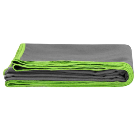 Prosop de plaja cu uscare de rapida, husa de transport, 90x180cm, gri [10]