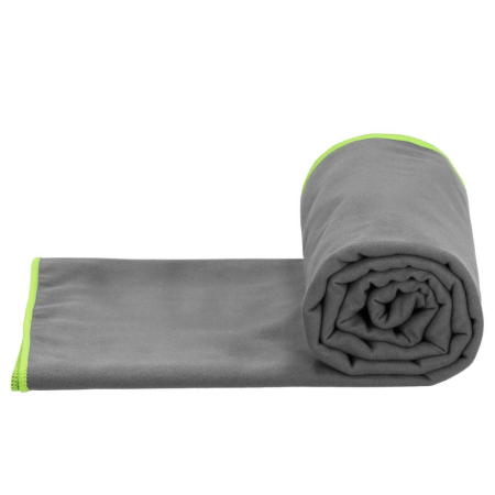 Prosop de plaja cu uscare de rapida, husa de transport, 90x180cm, gri [24]