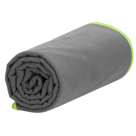 Prosop de plaja cu uscare de rapida, husa de transport, 90x180cm, gri [18]