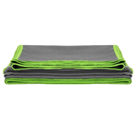 Prosop de plaja cu uscare de rapida, husa de transport, 90x180cm, gri [22]