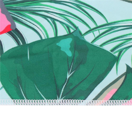 Prosop de plaja cu uscare de rapida, husa de transport, 90x180cm, model pepene verde [12]