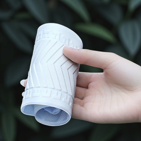 Protectie Incaltaminte pentru Ploaie si Noroi, , Impermeabila, Talpa Antiderapanta, cu Fermoar si Capsa, Inaltime 40 cm, Marime M 36-37, Alb [1]