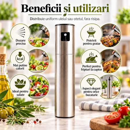 Pulverizator reincarcabil 100 ml pentru bucatarie