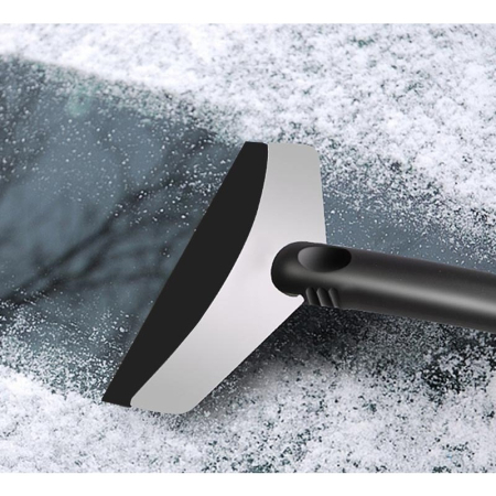 Racleta pentru Masina, , pentru Deszapezire, din ABS si Otel Inoxidabil, 17 x 11 cm, Negru [4]