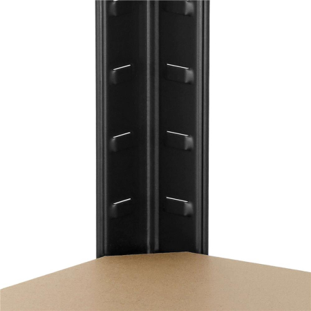 Raft cadru metalic modular pentru depozitare, 5 polite, 180x90x40cm, sarcina 825kg [3]