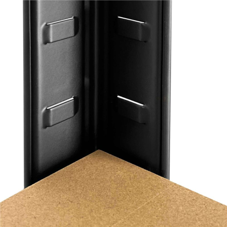 Raft cadru metalic modular pentru depozitare, 5 polite, 180x90x40cm, sarcina 825kg [4]