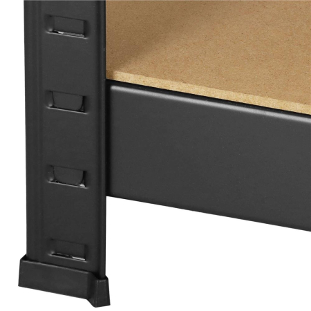 Raft cadru metalic modular pentru depozitare, 5 polite, 180x90x40cm, sarcina 825kg [5]