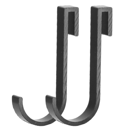 Raft de baie cu 2 agatatori, 2 sisteme instalare pe perete, aluminiu, 32x12x4cm, negru [1]